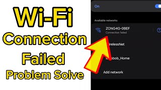 connection failed problem  wifi connection failed  wifi connection failed problem samsung [upl. by Downing559]