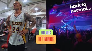 Full Week of Training Leg Sleeve Tattoo amp Gorgon City [upl. by Leonidas]