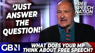 Just Answer The Question  What does your MP think about free speech New campaign exposes truth [upl. by Verity]