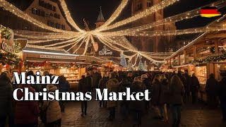 🇩🇪 Mainz Germany  Europes Most Beautiful Christmas Markets 🎄 [upl. by Batista230]