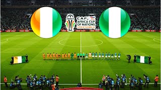 COTE DIVOIRE vs NIGERIA  TOTALENERGIES CAF AFRICA CUP OF NATIONS 2023 [upl. by Yartnod]