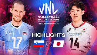 🇸🇮 SLO vs 🇯🇵 JPN  Semi Finals  Highlights  Mens VNL 2024 [upl. by Helli360]