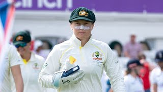 I was copping it in the media Healy explains finger injury  Womens Ashes 2023 [upl. by Ocire]