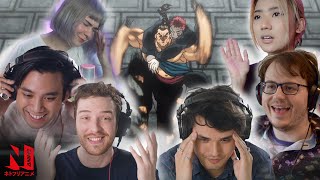 AniTubers React to the Madness of BAKI  Netflix Anime [upl. by Wons]