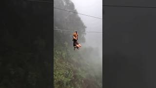 zipline this 😭 top commentszipline viralvideos shorts trill thrill trending viralshorts [upl. by Siberson]