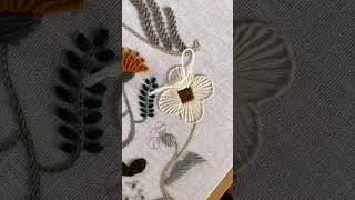 Flower embroidery sharing [upl. by Ephrayim]