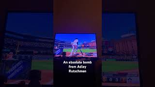 An absolute bomb from Adley Rutschman god mlbtheshow2024 baseballshorts baseball shorts viral [upl. by Leur]