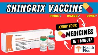 Shingrix Vaccine  herpes zoster vaccine🤔 [upl. by Heigho]