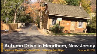 Autumn Drive in Mendham New Jersey  October 2017 [upl. by Linker571]