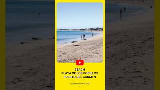 🏖️ LANZAROTE Puerto del Carmen  beach Pocillos lanzarote walkingtour canaryislands spain [upl. by Folger]