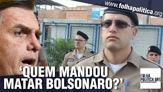 Em coletiva de imprensa ao lado de Bolsonaro policial exige resposta Quem mandou matar [upl. by Arias]