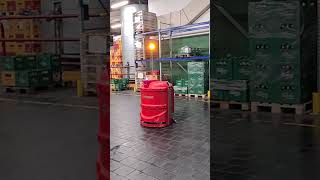 RA660 Navi XL  Autonomous floor cleaning in a brewery warehouse  Cleanfix Robotics [upl. by Kameko138]