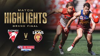 Sydney Swans v Brisbane Lions Highlights  Grand Final 2024  AFL [upl. by Studley169]