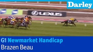 Brazen Beau  G1 Newmarket Handicap [upl. by Lotsirhc]