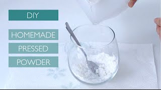 DIY  Homemade Pressed Powder [upl. by Savannah920]