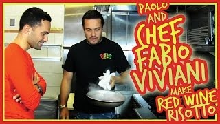 quotTop Chefquot Fabio Viviani makes Red Wine Risotto [upl. by Noreg208]