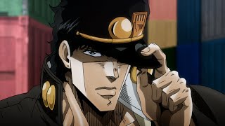 Jotaro Kujo Open Up With Platinum Fists Pitter Patter Pop Voiceline Origins [upl. by Teteak612]