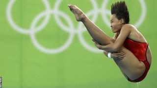 Clavadista China de 15 años Gana ORO en Olimpicos RIO 2016 [upl. by Astrid]