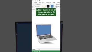 How to fit an image inside a screen in Excel❗️ exceltips [upl. by Aisemaj117]