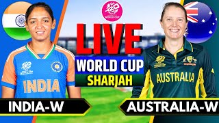 India vs Australia Women Live  Live Cricket Match Today  Womens T20 World Cup  IND vs AUS Ing 2 [upl. by Layman946]