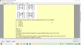 008 I Membuat Soal dengan Examview Test Generator dan Mengimpornya ke Moodle I Fungsi dan Relasi [upl. by Gittle196]