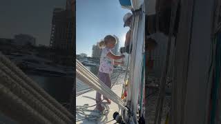 4 year old sailor liveaboard sailingjourney sailboat sailingexperience travel sailingfamily [upl. by Mcdade]