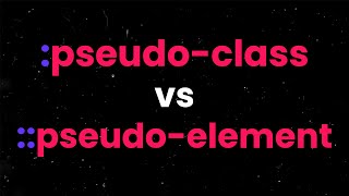 Learn CSS PseudoClass vs PseudoElement Differences In 6 Minutes [upl. by Arianna715]