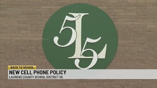 New cell phone rules in place in Laurens Co School District 55 [upl. by Adiuqal]