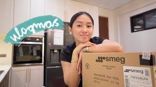 vlogmas day 14 ♡ unboxing home stuff amp dinner at my bfs [upl. by Eenrahc839]