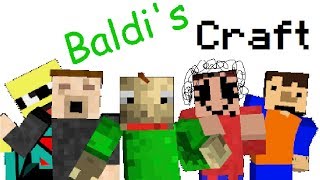 MINECRAFT BALDIS BASICS MOD  Baldis Craft Edition Update [upl. by Ebeneser]