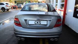 W204 C250CDI CKS Quad C63 Style Exhaust amp Diffuser [upl. by Cowles]