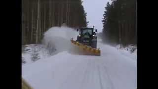 Arctic Machine Oy  Diagonal plough in front of tractor [upl. by Yro]