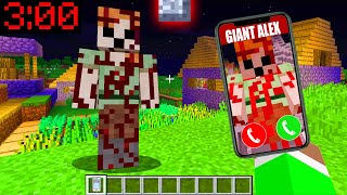 Minecraft PE  DO NOT CALL GIANT ALEX at 300AM [upl. by Oberstone]