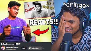 Reacting to My quotBtechI Quitquot Video [upl. by Daus]