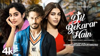 New Song 2024  Dil Bekarar Hain  Tiger Shroff  Janhvi Kapoor  Alaya F  Hindi Romantic Song [upl. by Rukna]