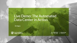 Live Demo The Automated Data Center in Action [upl. by Neyud]