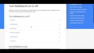 How to Activate Google Safe Search [upl. by Nnylirej]