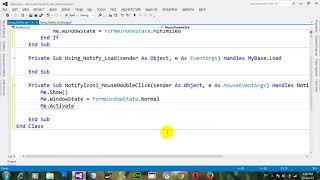 How to use Notify icon in VB NET 2012 [upl. by Gusella402]