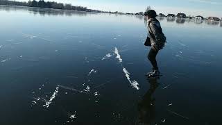 Schaatsen natuurijs Aalsmeer [upl. by Lebana]