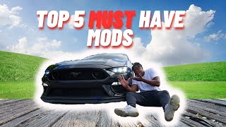 TOP 5 ESSENTIAL MODS FOR MUSTANG MACH 1 IN 2024 [upl. by Irish659]