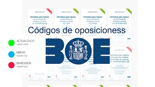 Códigos electrónicos de apoyo al opositor  Agencia Estatal Boletín Oficial del Estado [upl. by Adnahsar]