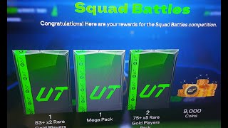 Fc25 squad battle rewards  Gold 1 rank [upl. by Nive]