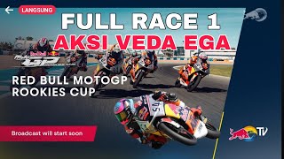 LIVE FULL RACE 1 RED BULL ROOKIES CUP MUGELLO 2024  Aksi Memukau Veda Ega Hampir Podium [upl. by Ricki]