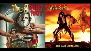 Track By Track Quiet Riot Condition Critical Vs WASP  Last Command Will Carroll Of Death Angel [upl. by Naujit453]