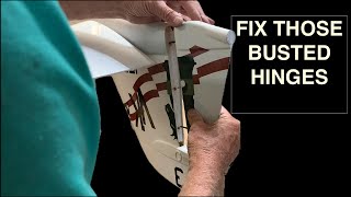 A6 Intruder Build Part 26 Rudder hinge repair [upl. by Aili596]