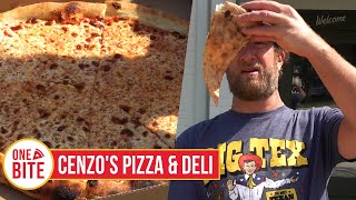 Barstool Pizza Review  Cenzos Pizza amp Deli Dallas TX [upl. by Cyrillus569]