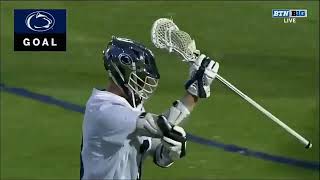 Underhand Skip Pass LowHigh Shot Release  Grant Ament to Mac OKeefe Penn State Mens Lacrosse [upl. by Korenblat]