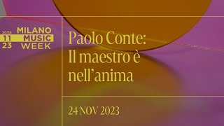 Paolo Conte Il maestro è nell’anima – MMW 2023 [upl. by Sutelc]