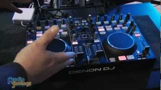 Denon  MC3000 Professional DJ Controller  NAMM 2012  AudioSavingscom [upl. by Llerroj549]