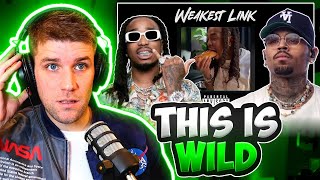 HARDEST DISS OF 2024  Rapper Reacts to Chris Brown  Weakest Link Quavo Diss REACTION [upl. by Carolin]